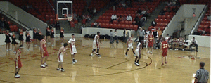 Generals spread out the offense for outside attack.