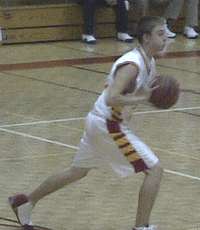 Bobby Stafford #22 looks to pass the ball